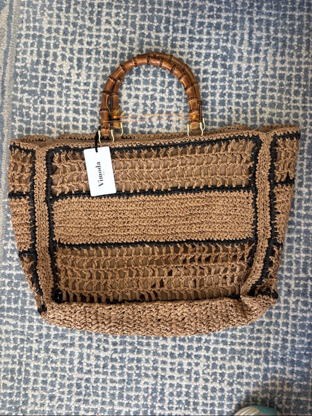 Woven Tote Bag - Picture 2 of 4